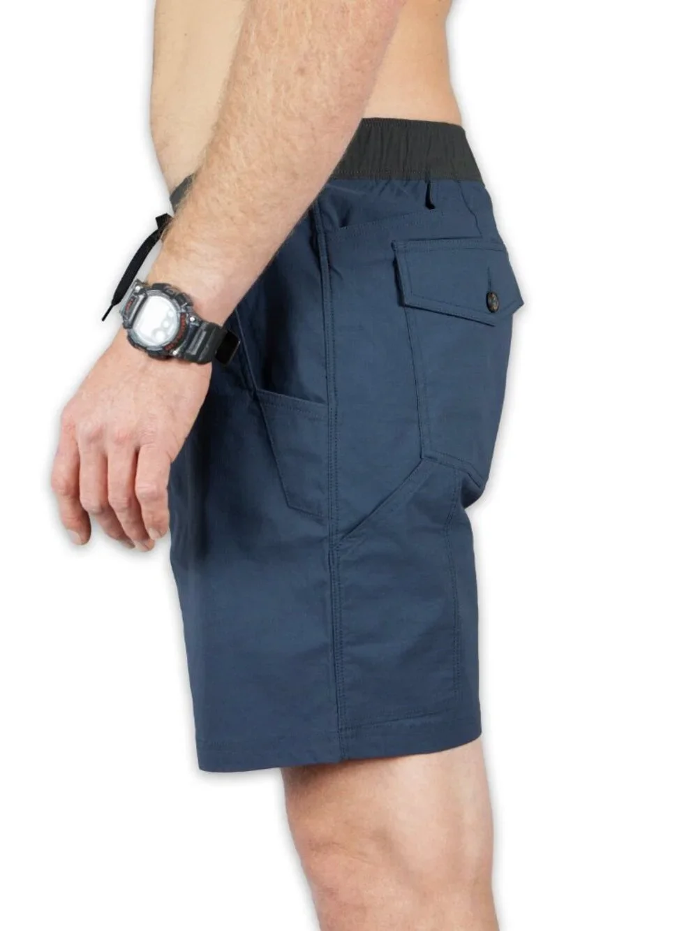 Off The Grid Surplus Thunderbird Short - Grey Blue